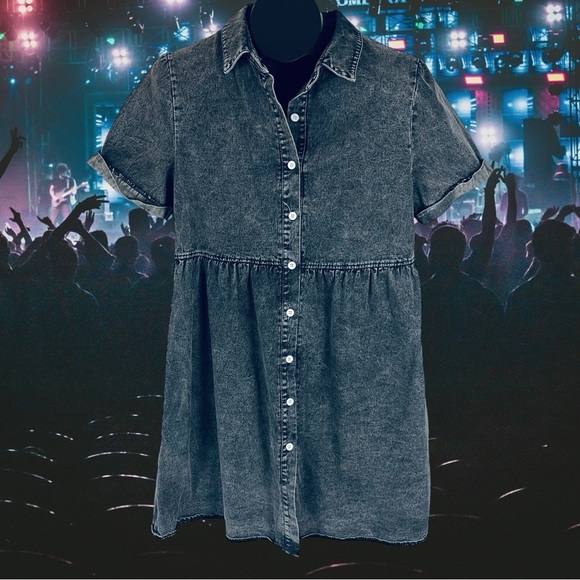 Vintage Dresses & Skirts - Vintage Denim Dress - Size Large